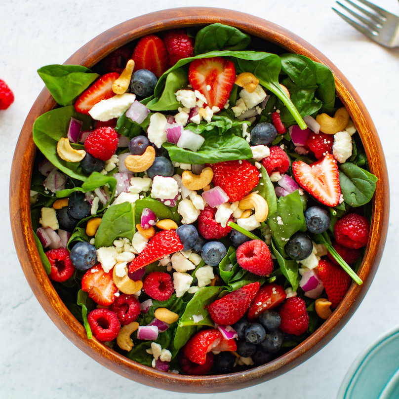 TRIPLE BERRY SPINACH SALAD TRIPLE BERRY SPINACH SALAD