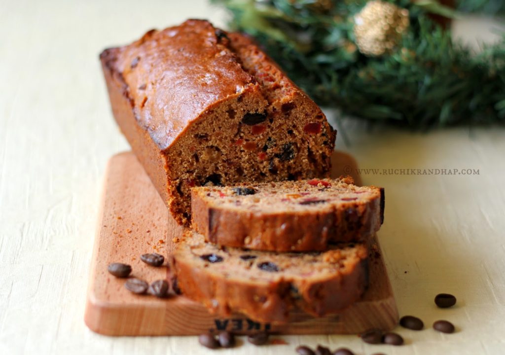 Coffee Fruit Cake Recipe