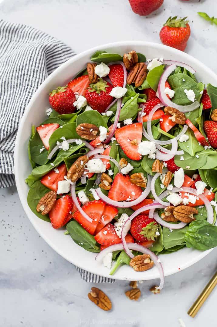 Strawberry Spinach Salad Strawberry Spinach Salad
