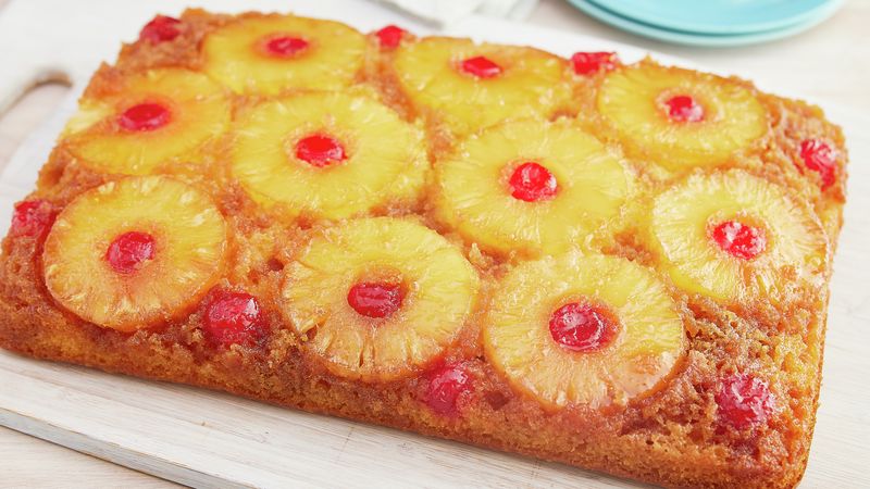 Pineapple upside-down cake