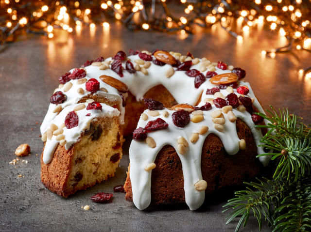 Festive fruit and nut cake