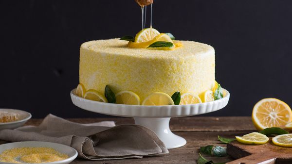 Honey Lemon Cake Recipe