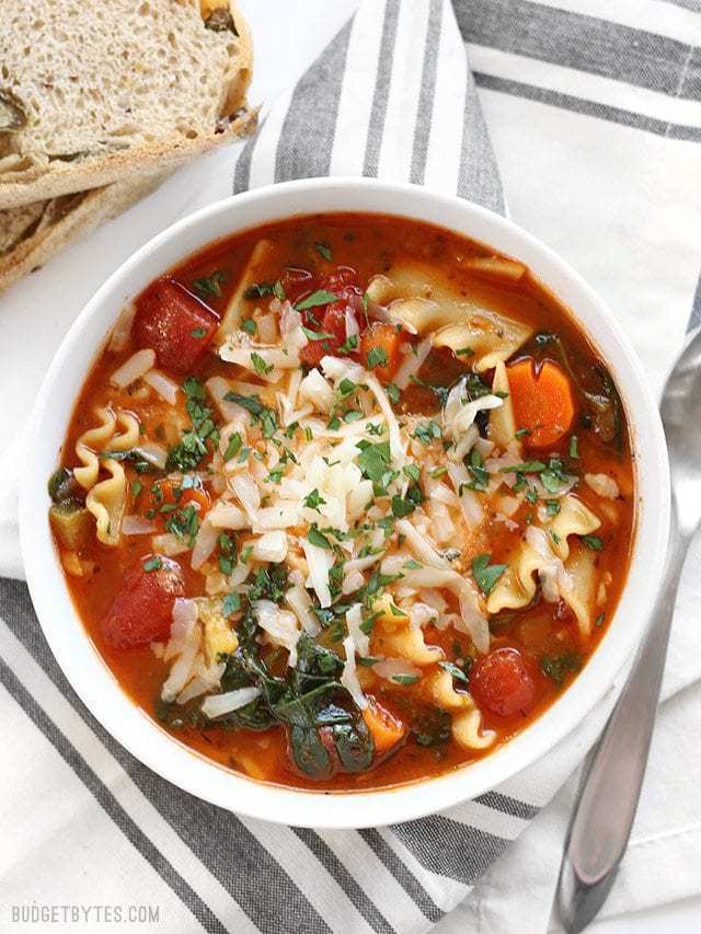 Vegetarian Lasagna Soup Vegetarian Lasagna Soup