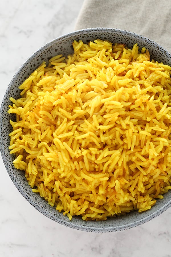 Turmeric Yellow Basmati rice