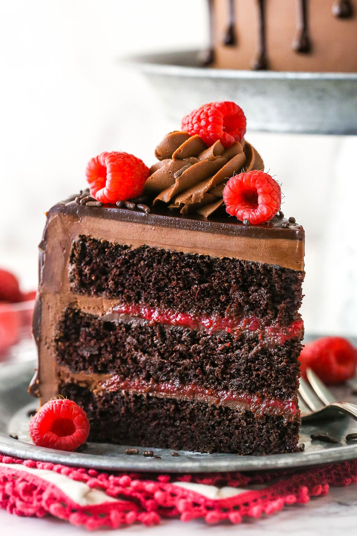 Chocolate Raspberry Cake