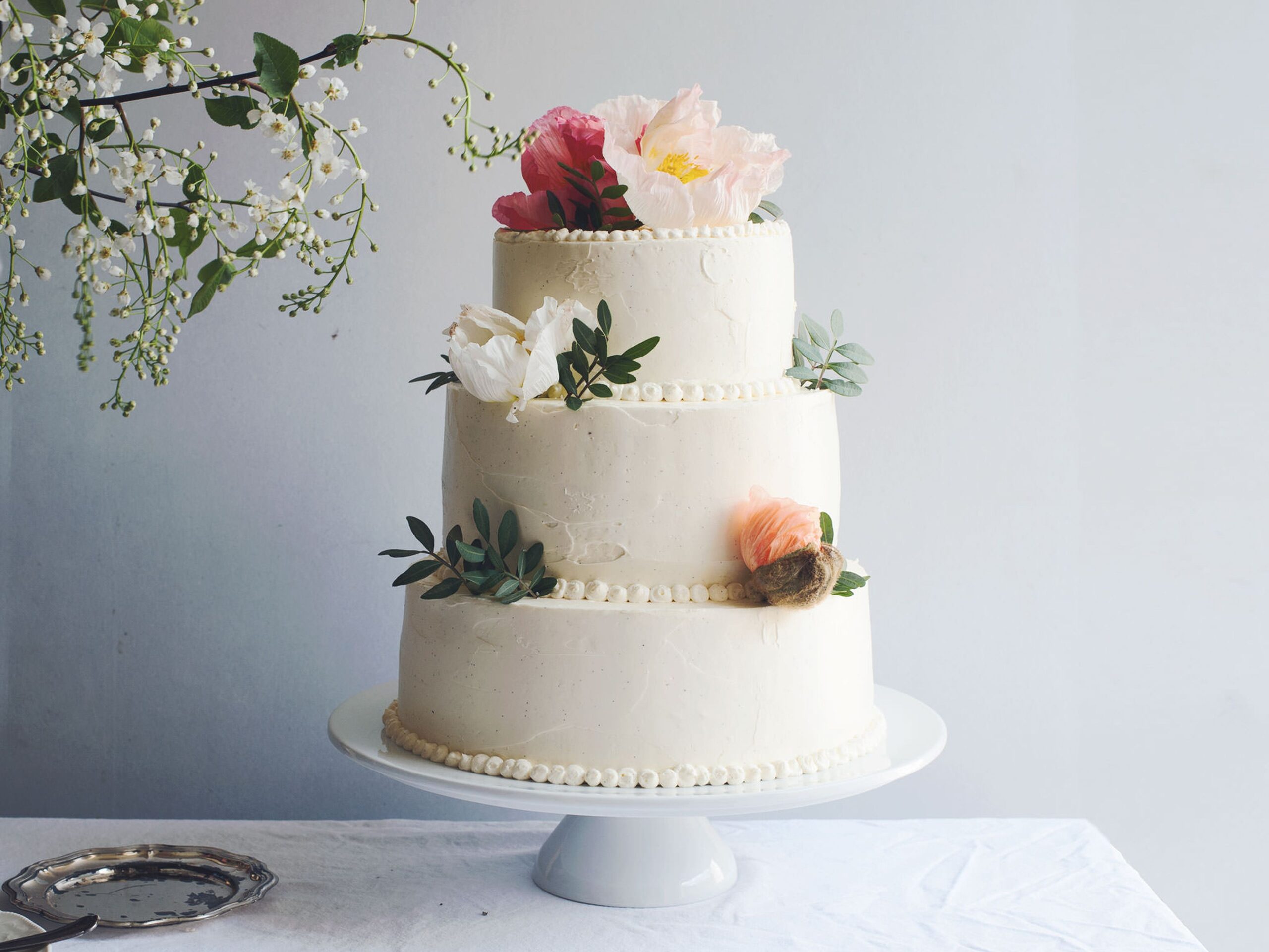 Simple Homemade Wedding Cake