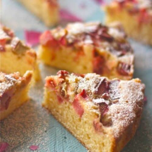 Easy Rhubarb Cake
