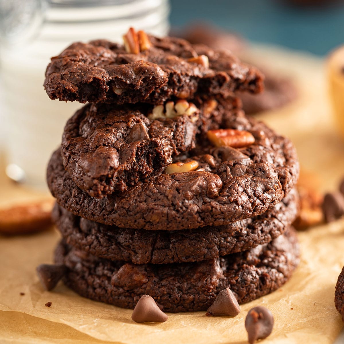 Double Chocolate Chip Cookies