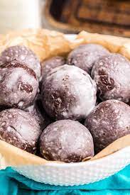 Glazed Chocolate Donut Holes Glazed Chocolate Donut Holes