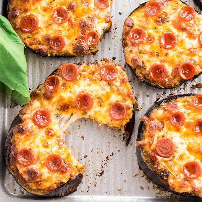 Easy Eggplant Pizza Easy Eggplant Pizza
