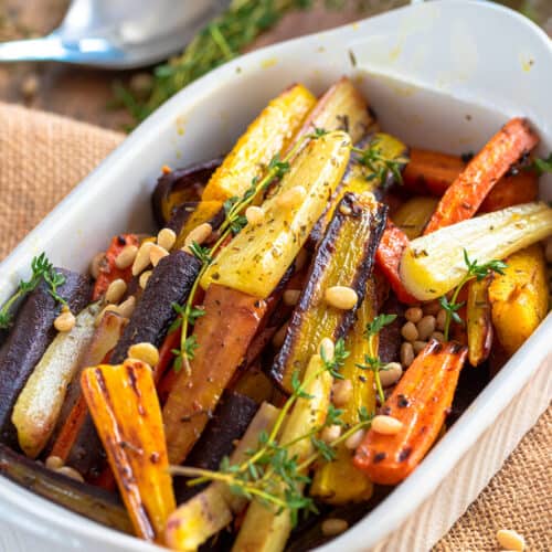 Roasted Rainbow Carrots Roasted Rainbow Carrots