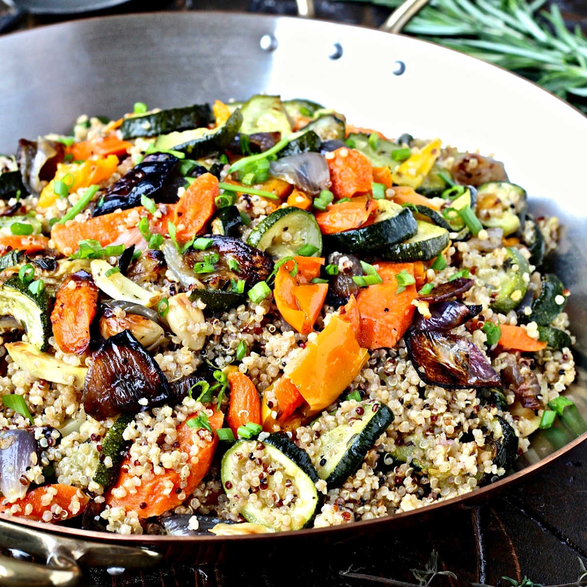 Quinoa with Roasted Vegetables Quinoa with Roasted Vegetables