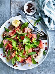WATERMELON SALAD WITH WHIPPED FETA