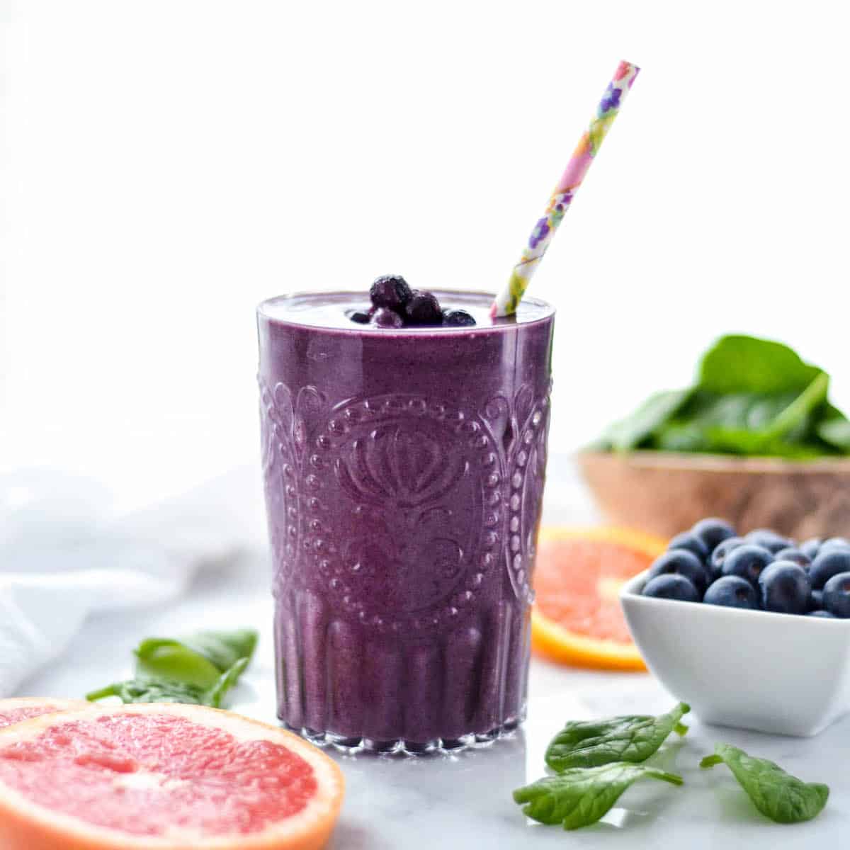 Blueberry Citrus Smoothie (Immune Boosting Smoothie)