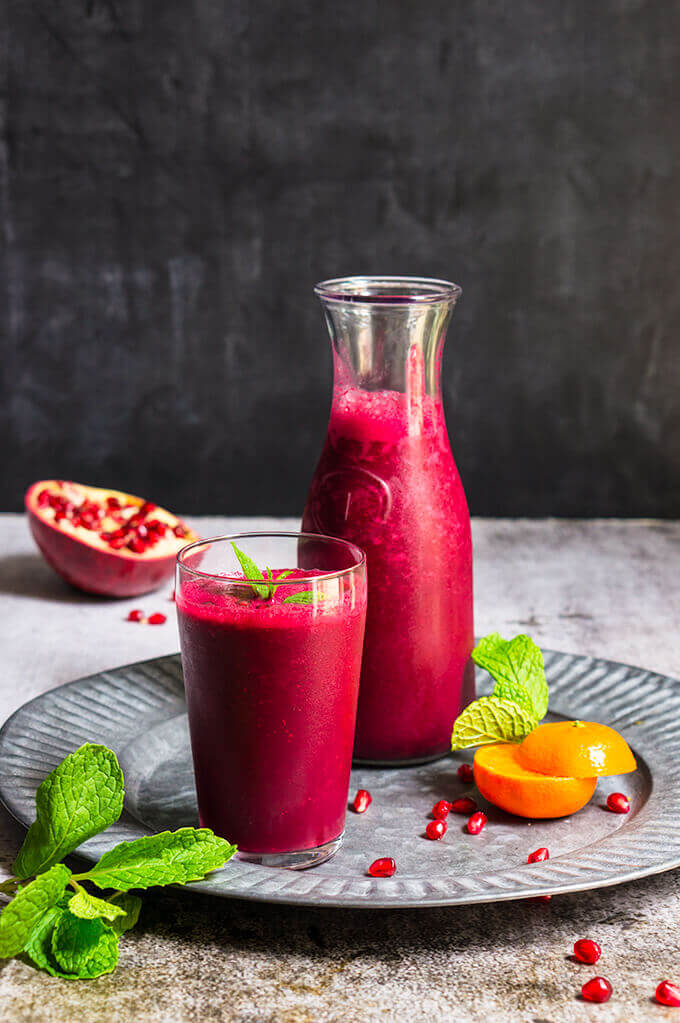 Beet and Pomegranate Smoothie