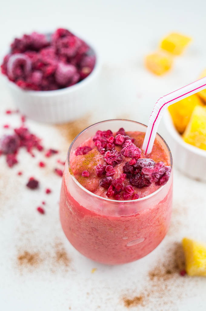 Mango Raspberry Smoothie