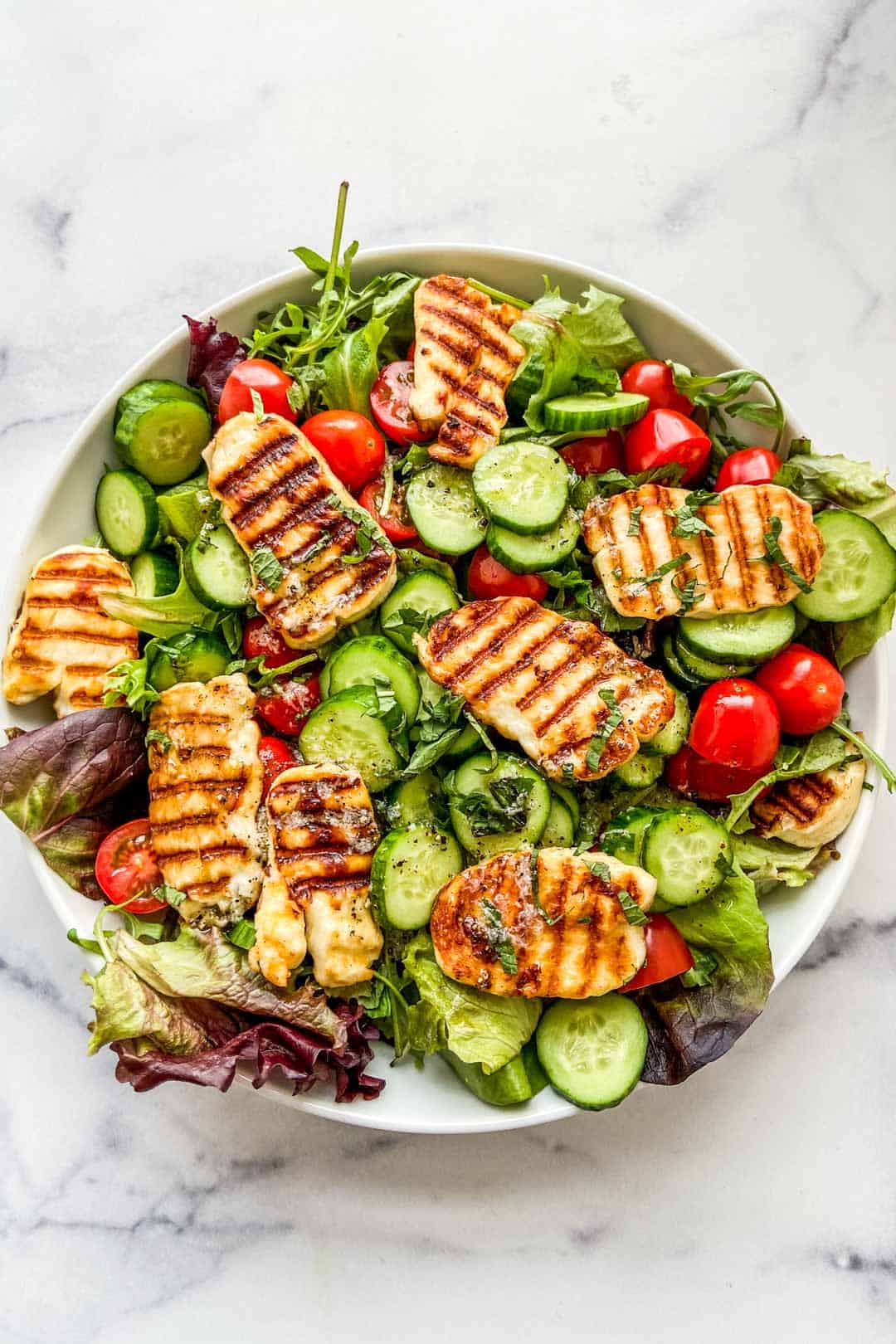 GRILLED HALLOUMI SALAD