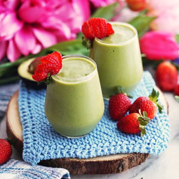Strawberry-Banana Green Smoothie