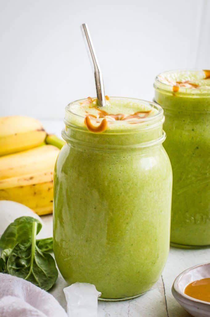 Spinach, Peanut Butter and Banana
