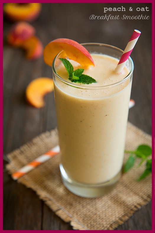 PEACH BREAKFAST SMOOTHIE