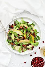 POMEGRANATE, PEAR AND AVOCADO SALAD