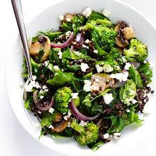 ZESTY LENTIL SPINACH SALAD