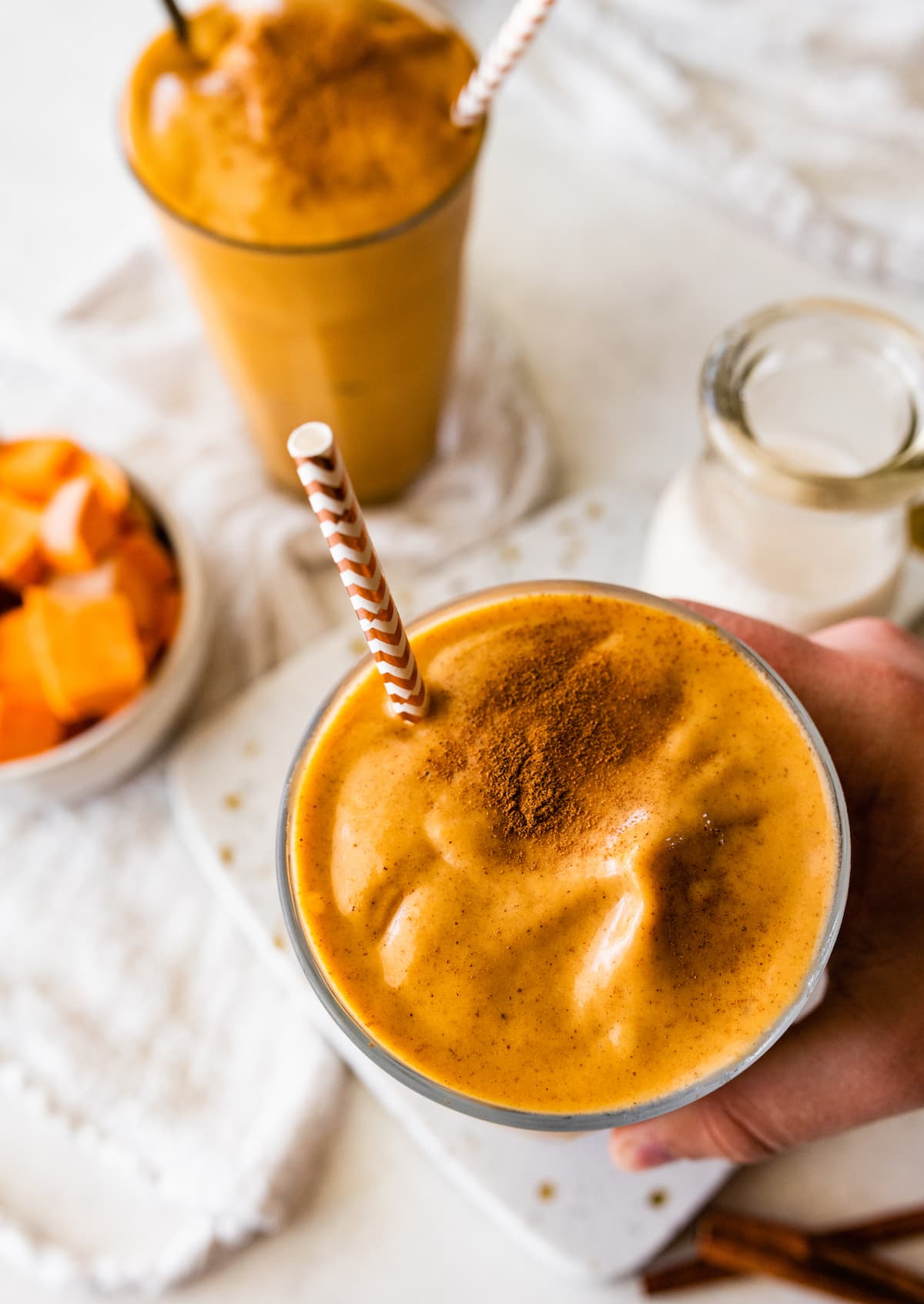 Cinnamon Sweet Potato Pie Smoothie