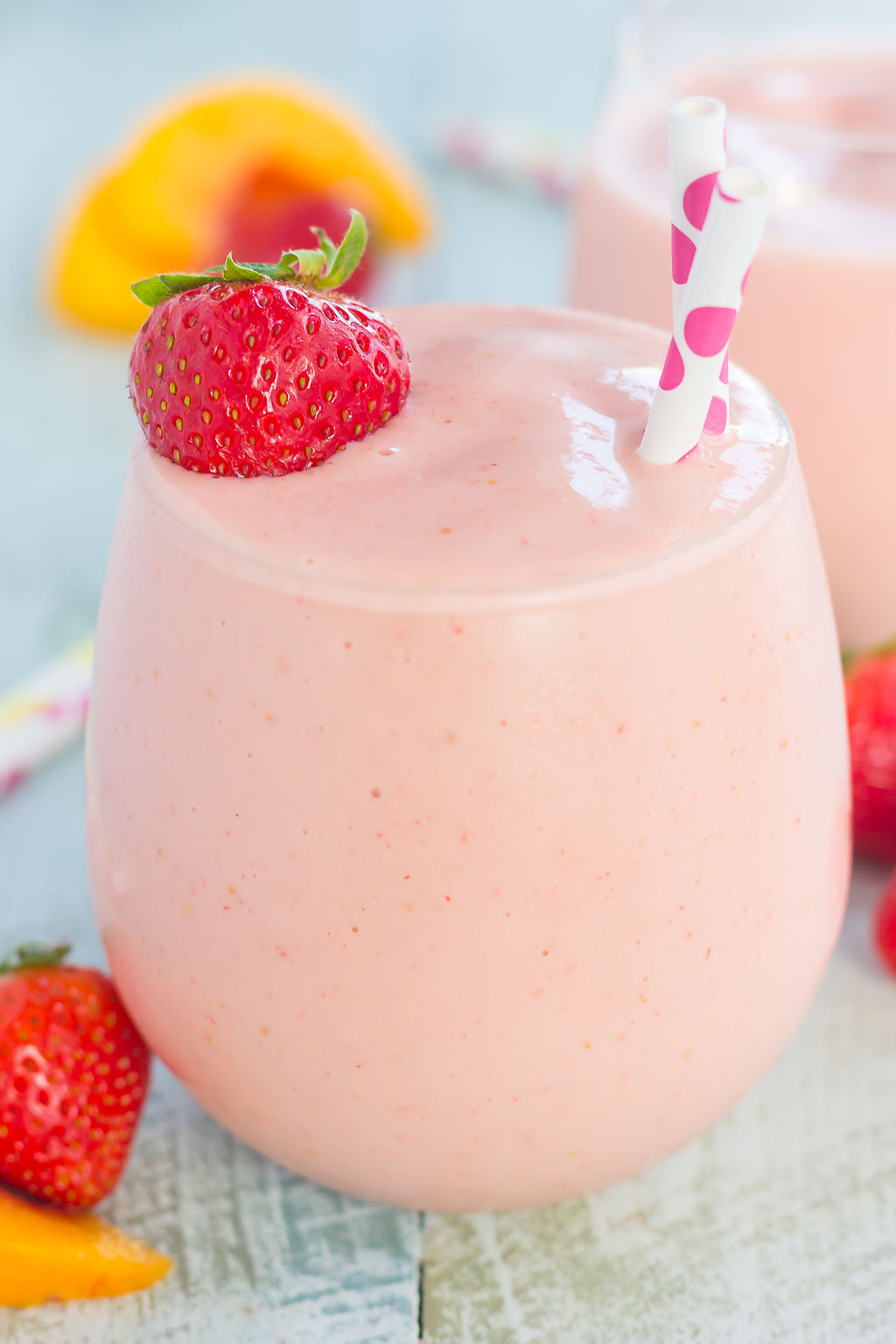 Pretty in Pink Peach Smoothie