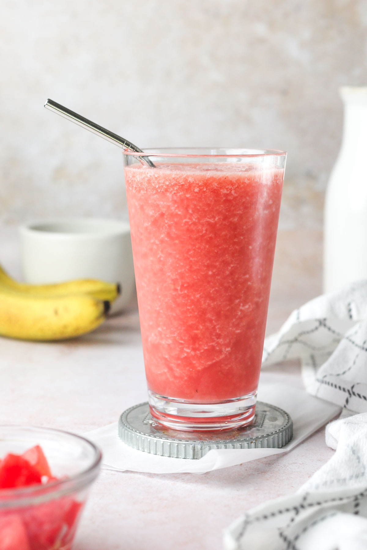 Triple Berry Banana Watermelon Smoothie