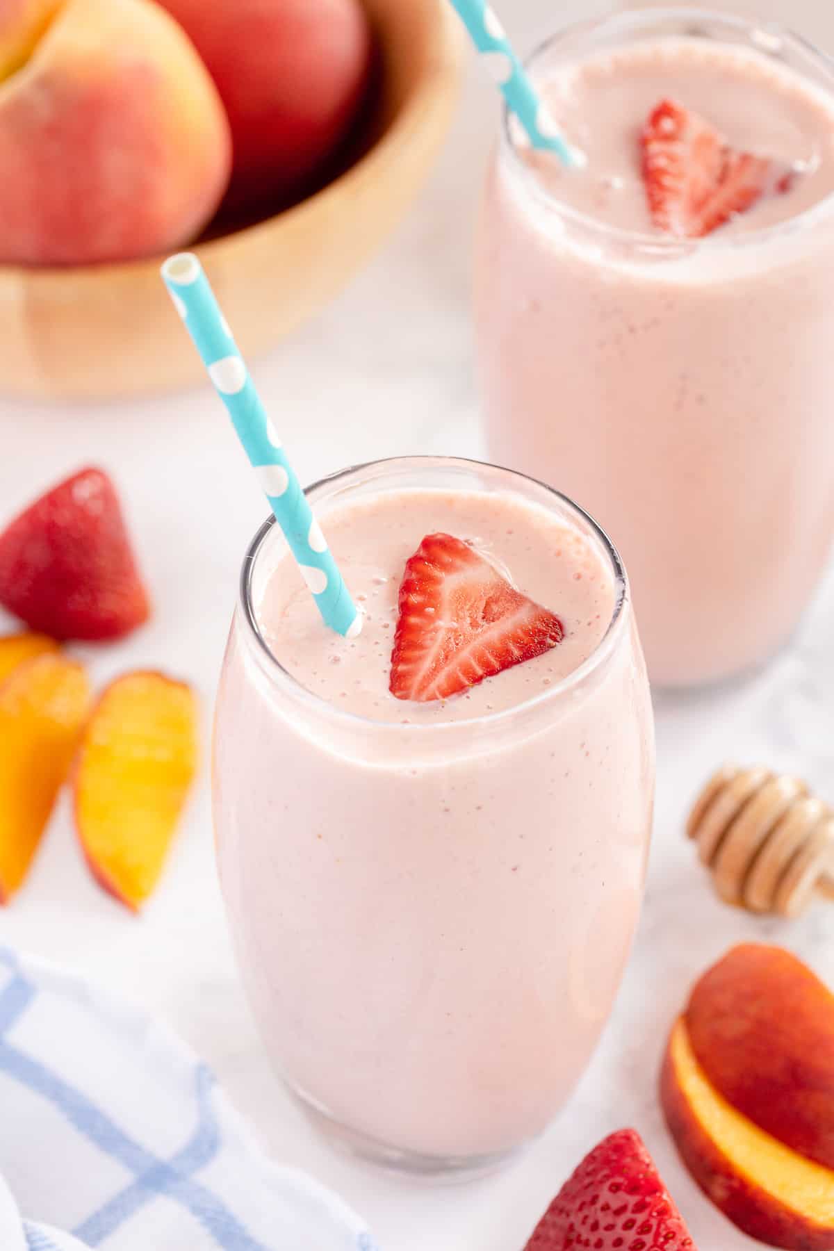 Strawberry Peach Smoothie