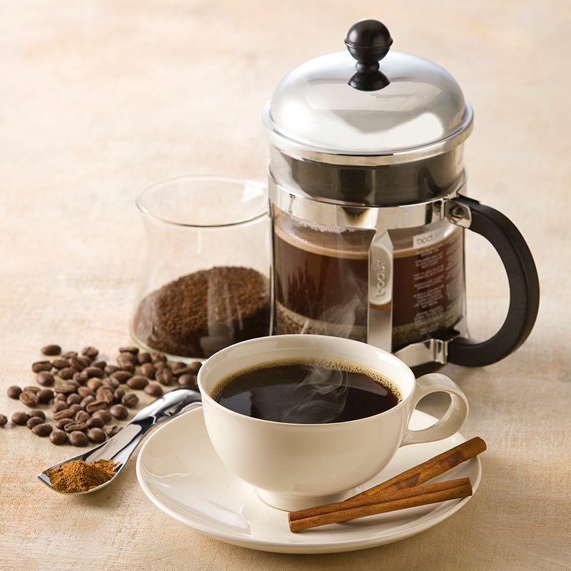 Cinnamon Spiced French Press Coffee