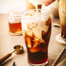 Iced Coffee with Vanilla Syrup
