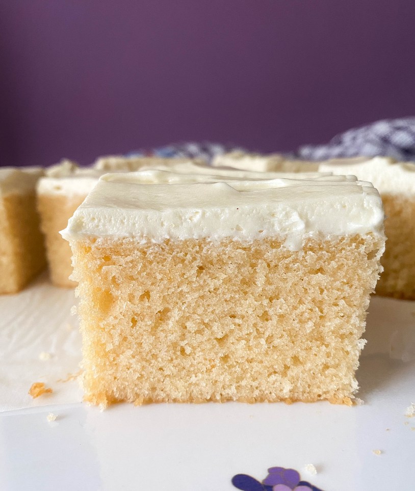 My best Vanilla Cake – stays moist 4 days!
